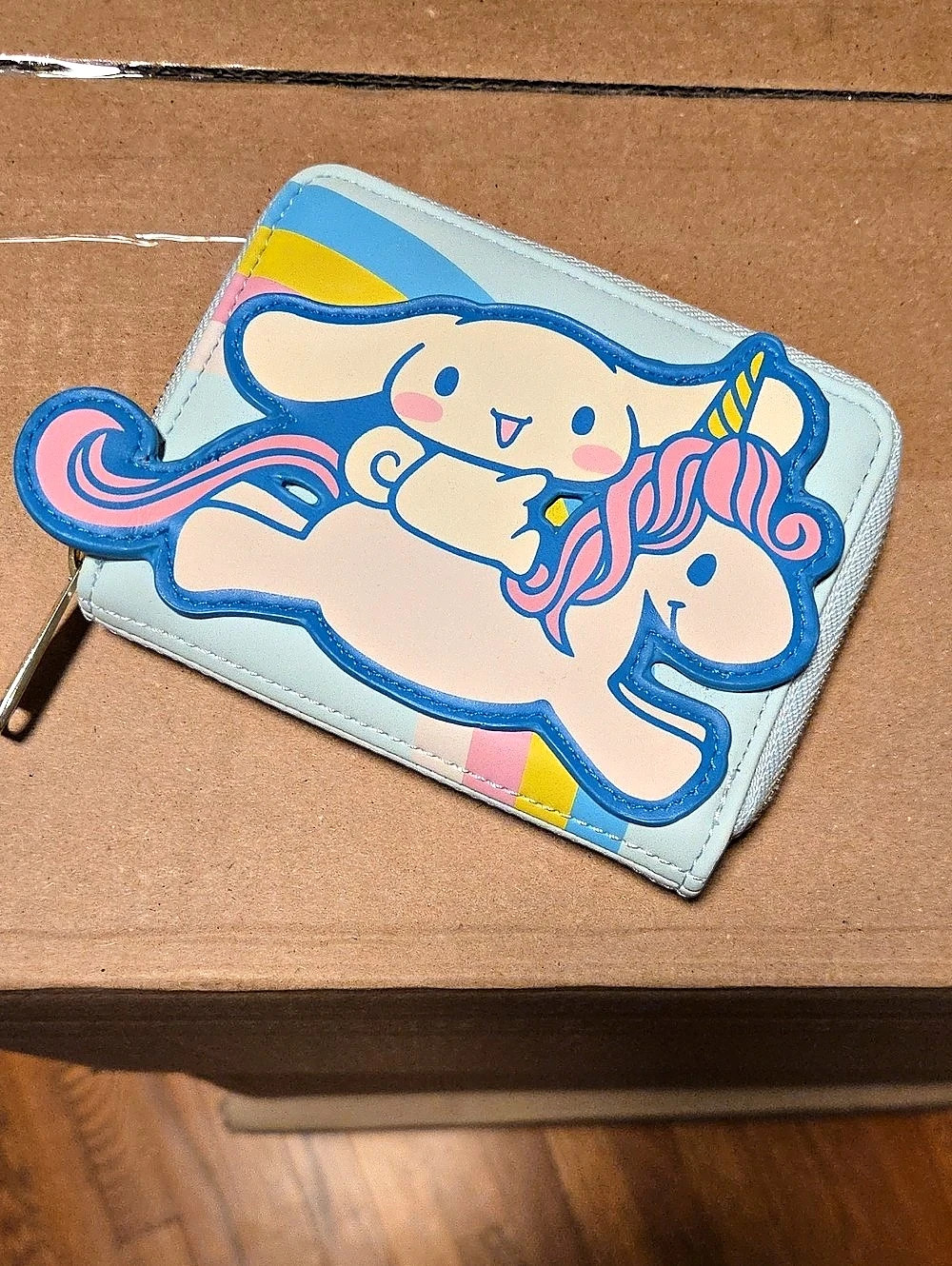 Sanrio Zip Around Wallet in Blue & Pink Like New